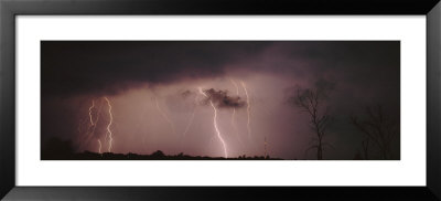 Lightning Storm Clouds, Illinois, Usa by Panoramic Images Pricing Limited Edition Print image