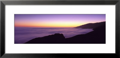 Big Sur At Dusk, Marine Layer, Big Sur, California, Usa by Panoramic Images Pricing Limited Edition Print image