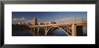 Broadway Bridge Over A River, Saskatoon, Saskatchewan, Canada by Panoramic Images Pricing Limited Edition Print image