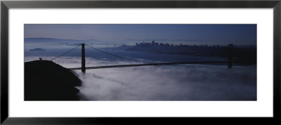 Fog Over Golden Gate Bridge, San Francisco, California, Usa by Panoramic Images Pricing Limited Edition Print image