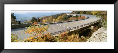Highway Crossing Through A Landscape, Linn Cove Viaduct, Blue Ridge Parkway, North Carolina, Usa by Panoramic Images Pricing Limited Edition Print image