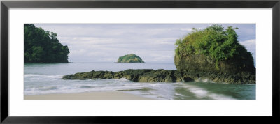 Rock Formations On Espadilla Beach,  Isla Olocuita, Costa Rica by Panoramic Images Pricing Limited Edition Print image