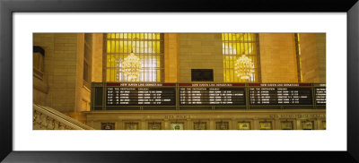 Arrival Departure Board In A Station, Grand Central Station, Manhattan, New York, Usa by Panoramic Images Pricing Limited Edition Print image