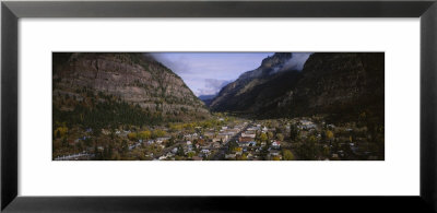 Town In A Valley, Ouray, Colorado, Usa by Panoramic Images Pricing Limited Edition Print image