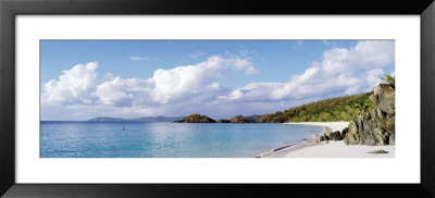 Beach On Trunk Bay, St. John, Us Virgin Islands by Panoramic Images Pricing Limited Edition Print image