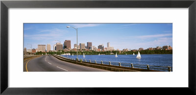 Sailboats In Charles River, Boston, Massachusetts, Usa by Panoramic Images Pricing Limited Edition Print image