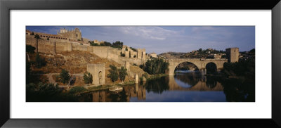 Castle At The Waterfront, Puente De San Martin, Tajo River, Toledo, Spain by Panoramic Images Pricing Limited Edition Print image