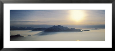 Mist Around A Mountain Peak, Pilatus Mountain, Luzern, Switzerland by Panoramic Images Pricing Limited Edition Print image