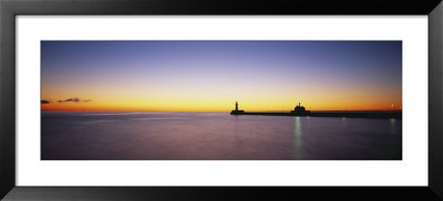 Silhouette Of A Lighthouse, Duluth, Minnesota, Usa by Panoramic Images Pricing Limited Edition Print image