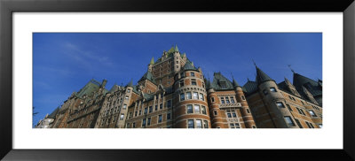 Low Angle View Of A Building, Chateau Frontenac, Quebec City, Quebec, Canada by Panoramic Images Pricing Limited Edition Print image