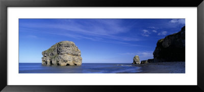 Rock Formations In The Sea, Marsden Bay, England, United Kingdom by Panoramic Images Pricing Limited Edition Print image