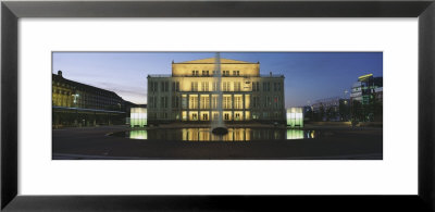 Facade Of An Opera House, Leipzig, Germany by Panoramic Images Pricing Limited Edition Print image