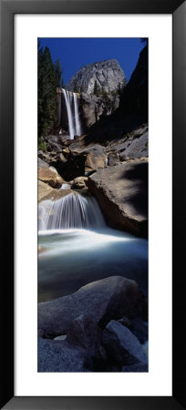 Low Angle View Of A Waterfall, Vernal Falls, Yosemite National Park, California, Usa by Panoramic Images Pricing Limited Edition Print image