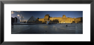 Facade Of A Museum, Musee Du Louvre, Paris, France by Panoramic Images Pricing Limited Edition Print image