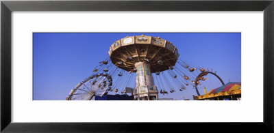 A Ride At An Amusement Park, Erie County Fair And Exposition, Hamburg, Ny, Usa by Panoramic Images Pricing Limited Edition Print image