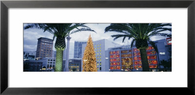 Decorated For Christmas/Winter Holidays, Union Square, San Francisco, California, Usa by Panoramic Images Pricing Limited Edition Print image