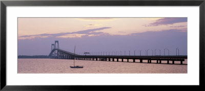 Newport Bridge, Narragansett Bay, Rhode Island, Usa by Elizabeth Yardley Pricing Limited Edition Print image