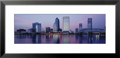 Skyscrapers On The Waterfront, St. John's River, Jacksonville, Florida, Usa by Panoramic Images Pricing Limited Edition Print image