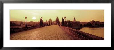 Charles Bridge, Prague, Czech Republic by Panoramic Images Pricing Limited Edition Print image