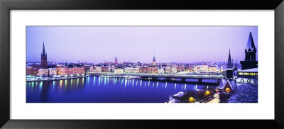 Buildings In A City, Riddarholmen, Riddarholmen And The Old Town, Stockholm, Sweden by Panoramic Images Pricing Limited Edition Print image