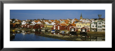 High Angle View Of A Town, Smogen, Bohuslan, Sweden by Panoramic Images Pricing Limited Edition Print image
