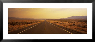 Desert Highway, Nevada, Usa by Panoramic Images Pricing Limited Edition Print image