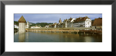 Chapel Bridge, Luzern, Switzerland by Panoramic Images Pricing Limited Edition Print image