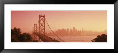 Bay Bridge, Skyline, City, San Francisco, California, Usa by Panoramic Images Pricing Limited Edition Print image