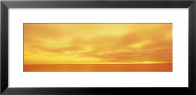 Yellow, Sunset, Water, Cape Cod, Massachusetts, Usa by Panoramic Images Pricing Limited Edition Print image
