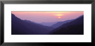 Sunset, Great Smoky Mountains National Park, Tennessee, Usa by Panoramic Images Pricing Limited Edition Print image