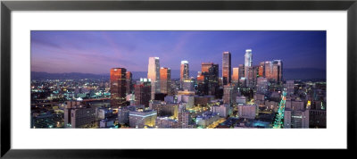 Night, Skyline, Cityscape, Los Angeles, California, Usa by Panoramic Images Pricing Limited Edition Print image