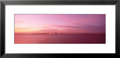 Dawn, Chesapeake Bay Bridge, Maryland, Usa by Panoramic Images Pricing Limited Edition Print image
