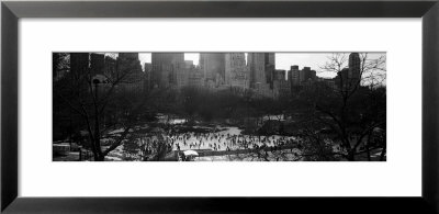 Wollman Rink Ice Skating, Central Park, New York City, New York State, Usa by Panoramic Images Pricing Limited Edition Print image