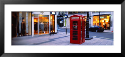 Phone Booth, London, England, United Kingdom by Panoramic Images Pricing Limited Edition Print image