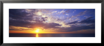 Sunset, Water, Ocean, Caribbean Island, Grand Cayman Island by Panoramic Images Pricing Limited Edition Print image