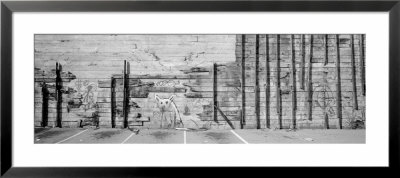 Painting Of A Dog On A Wall, San Francisco, California, Usa by Panoramic Images Pricing Limited Edition Print image