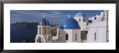 High Angle View Of A Church, Church Of Anastasis, Fira, Santorini, Greece by Panoramic Images Pricing Limited Edition Print image
