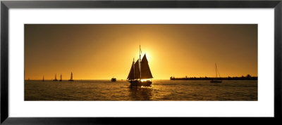 Sailboat, Key West, Florida, Usa by Panoramic Images Pricing Limited Edition Print image