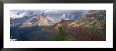 Rainbow And Cloud Over The Mountain, Grand Canyon National Park, Arizona, Usa by Panoramic Images Pricing Limited Edition Print image