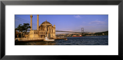 Mosque, Ortakoy, Istanbul, Turkey by Panoramic Images Pricing Limited Edition Print image