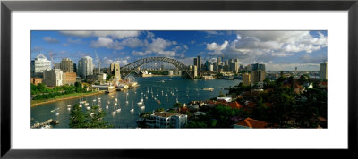 Harbor And City And Bridge, Sydney, Australia by Panoramic Images Pricing Limited Edition Print image