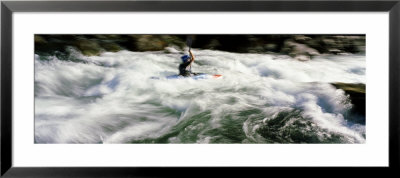 Kayaker, Trinty River, California, Usa by Panoramic Images Pricing Limited Edition Print image