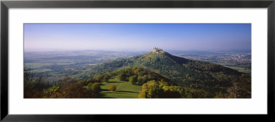 A Castle On Top Of Hill, Burg Hohenzollern, Hechingen, Zollernalbkreis, Baden-Wurttemberg, Germany by Panoramic Images Pricing Limited Edition Print image