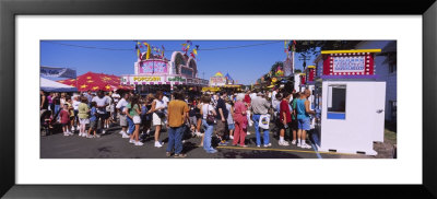 People Standing At A Ticket Counter, Erie County Fair And Exposition, Hamburg, Ny, Usa by Panoramic Images Pricing Limited Edition Print image