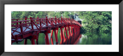 Bridge, Hoan Kiem Lake, Hanoi, Vietnam by Panoramic Images Pricing Limited Edition Print image