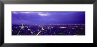 Aerial View Of A City, Paris, France by Panoramic Images Pricing Limited Edition Print image