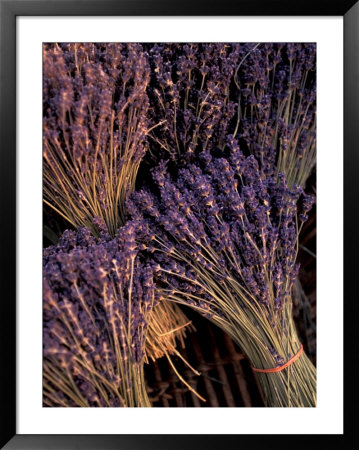 Lavender Bunches, Bouches-Du-Rhone, France by Walter Bibikow Pricing Limited Edition Print image