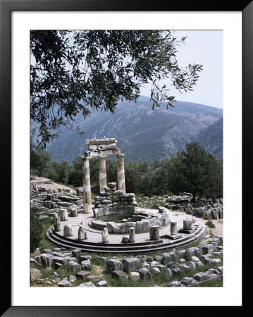 The Tholos, Delphi, Unesco World Heritage Site, Greece by Christina Gascoigne Pricing Limited Edition Print image