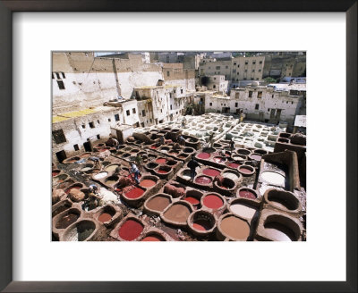 Tanneries, Fez, Morocco, North Africa, Africa by R H Productions Pricing Limited Edition Print image