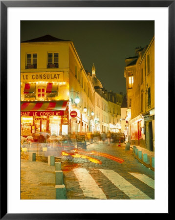 Montmartre Area At Night, Paris, France by Roy Rainford Pricing Limited Edition Print image